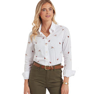 Schoffel Ladies Norfolk Shirt - Pheasant Print