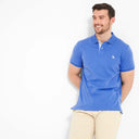 Schoffel St Ives Jersey Polo Shirt - Cornflower Blue