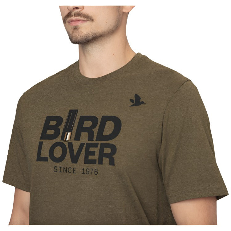 Seeland Bird Lover T-Shirt - Dark Olive Melange