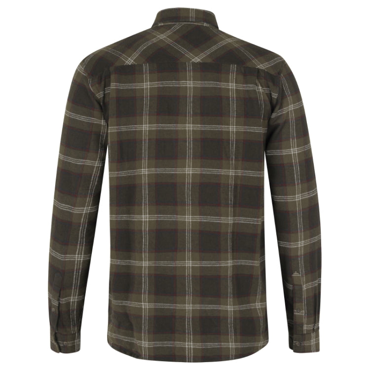 Seeland Glen Flannel Shirt - Pine Green Check