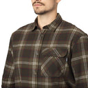 Seeland Glen Flannel Shirt - Pine Green Check