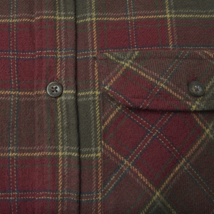 Seeland Glen Flannel Shirt - Red Forest Check