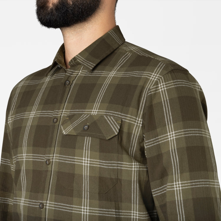 Seeland Highseat Shirt - Pine Green Check