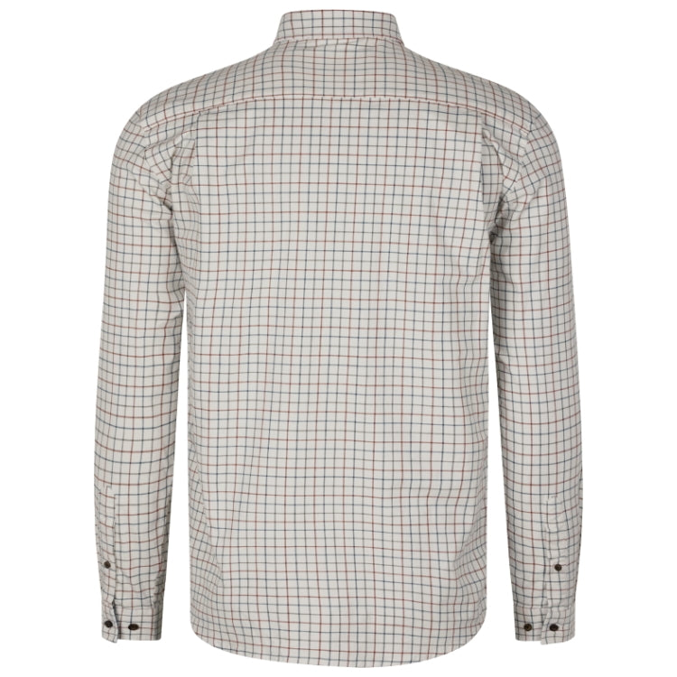 Seeland Oxford Shooting Shirt - Grape Leaf/Terracotta Check