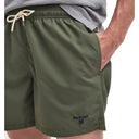 Barbour Staple Logo 5in Swim Short - Olive