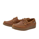 Chatham Deck Buton G2 Premium Leather Boat Shoes - Walnut