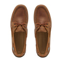 Chatham Deck Buton G2 Premium Leather Boat Shoes - Walnut