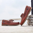 Chatham Deck II G2 Premium Leather Boat Shoes - Chestnut