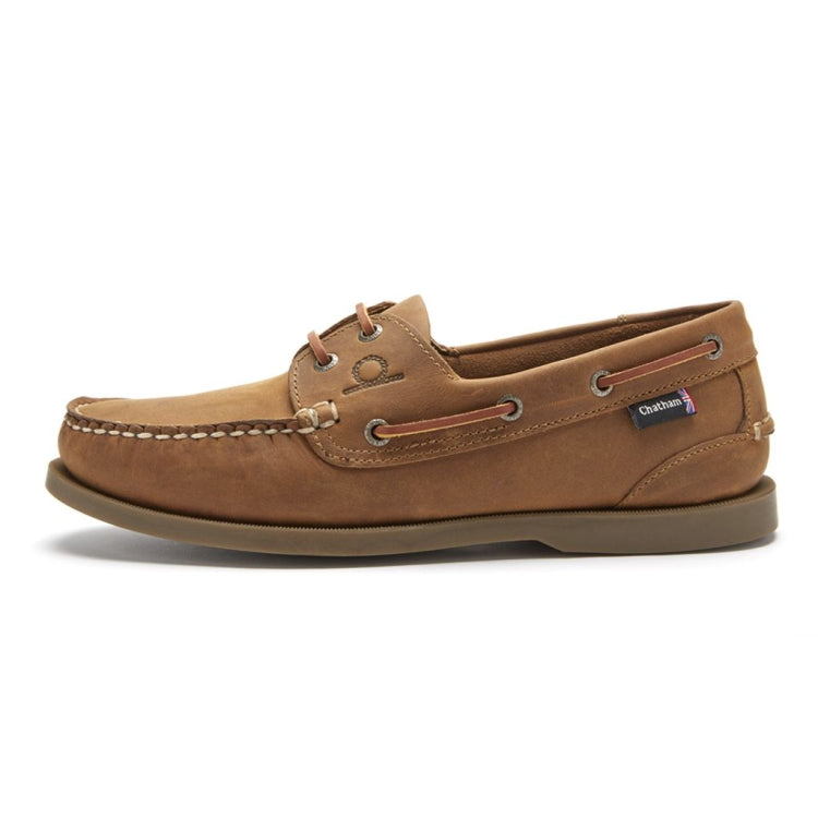 Chatham Deck II G2 Premium Leather Boat Shoes - Walnut