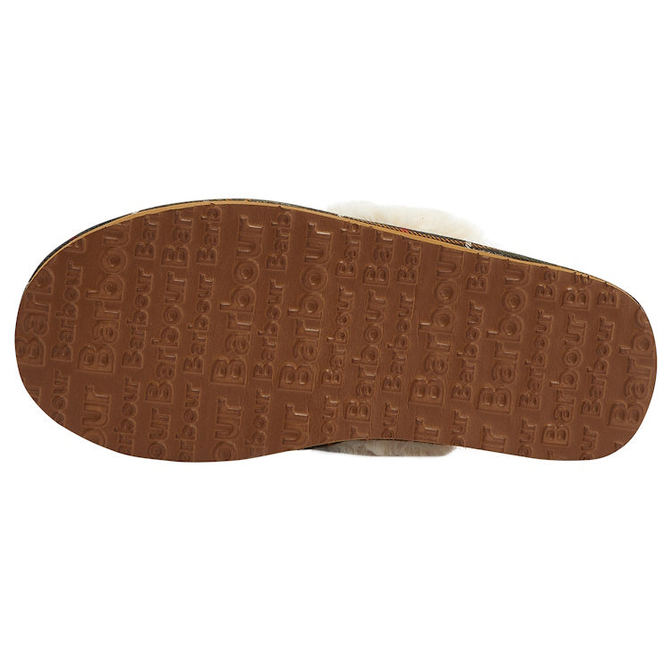 Barbour Ladies Claudia Mule Slipper - Camel