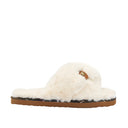 Barbour Ladies Eliza Cross-Over Slipper - Ivory