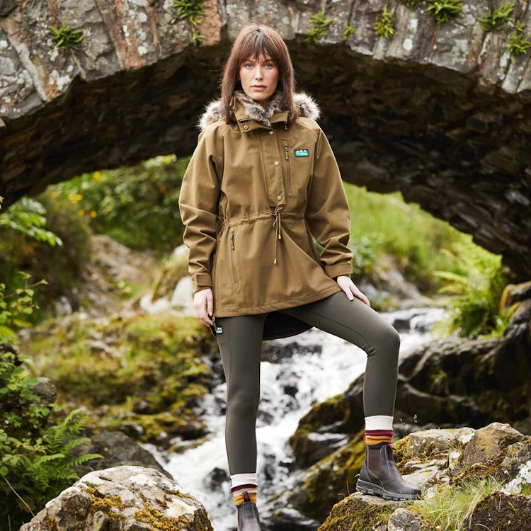 Ridgeline Ladies Monsoon Nordic Smock - Teak