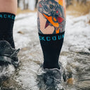 Backcountry Skinz Waterproof Crew Cut Sock - Black