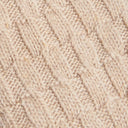 Barbour Ladies Cable Knit Lounge Socks - Oatmeal