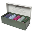 Schoffel Ladies Bamboo Socks Boxed Pack of 5 - Logo Pink Mix