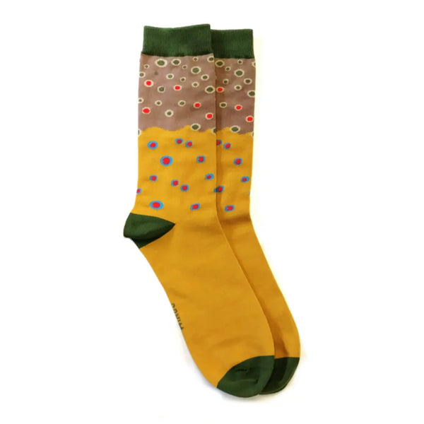 Wingo Fish Skin Socks - Brown Trout