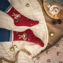 Wrendale Designs Ladies Christmas Socks - Little Pudding Rabbit