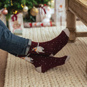 Wrendale Designs Mens Christmas King Penguin Socks