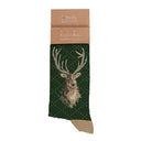 Wrendale Designs Mens Socks - Portrait of a Stag