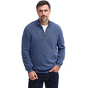 Barbour Whitfield Half Zip Sweater - Navy