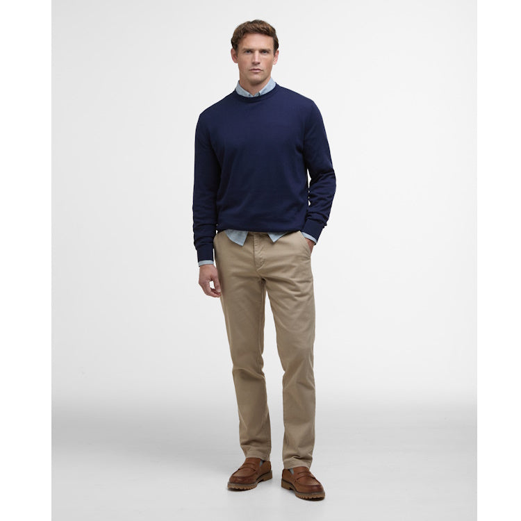 Barbour Bayfield Knitted Crew Jumper - Navy