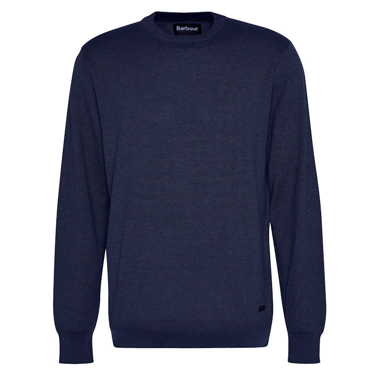 Barbour Bayfield Knitted Crew Jumper - Navy