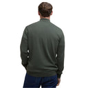 Barbour Bayfield Knitted Half Zip Jumper - Mid Olive