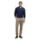 Barbour Bayfield Knitted Half Zip Jumper - Navy