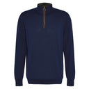 Barbour Bayfield Knitted Half Zip Jumper - Navy