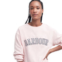 Barbour Ladies Northumberland Sweatshirt - Shell Pink