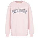 Barbour Ladies Northumberland Sweatshirt - Shell Pink
