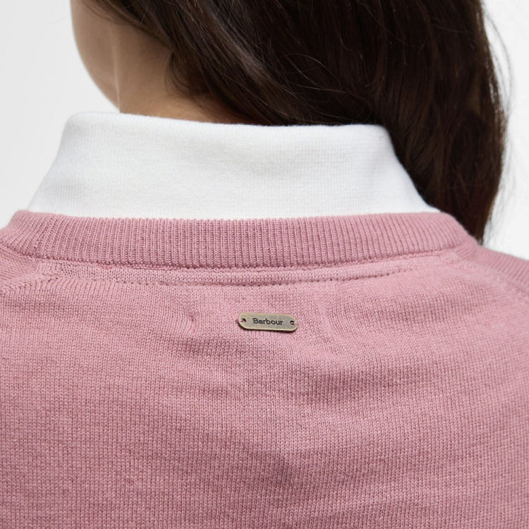 Barbour Ladies Thistlewood Knitted Jumper - Tea Rose