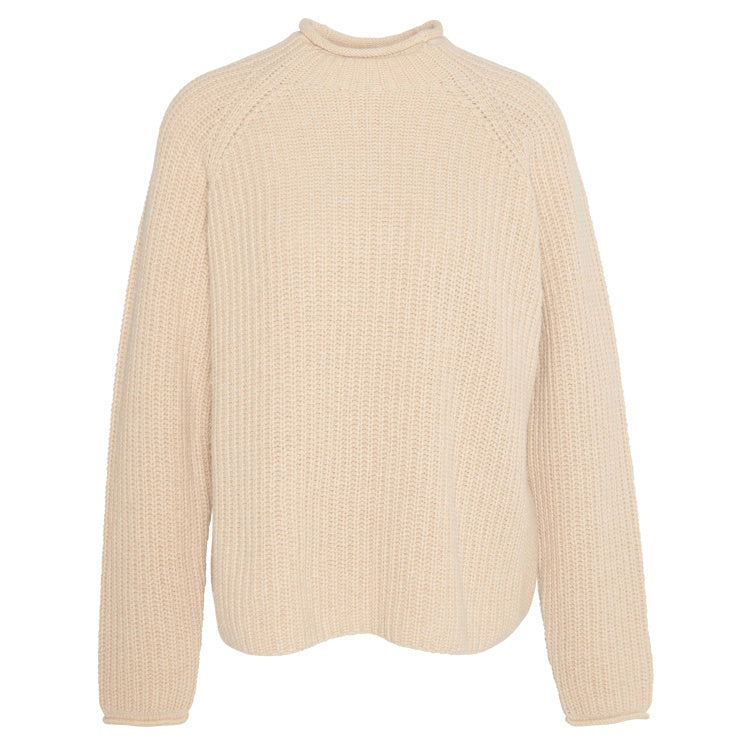 Barbour Ladies Willows Knitted Jumper - Oatmeal