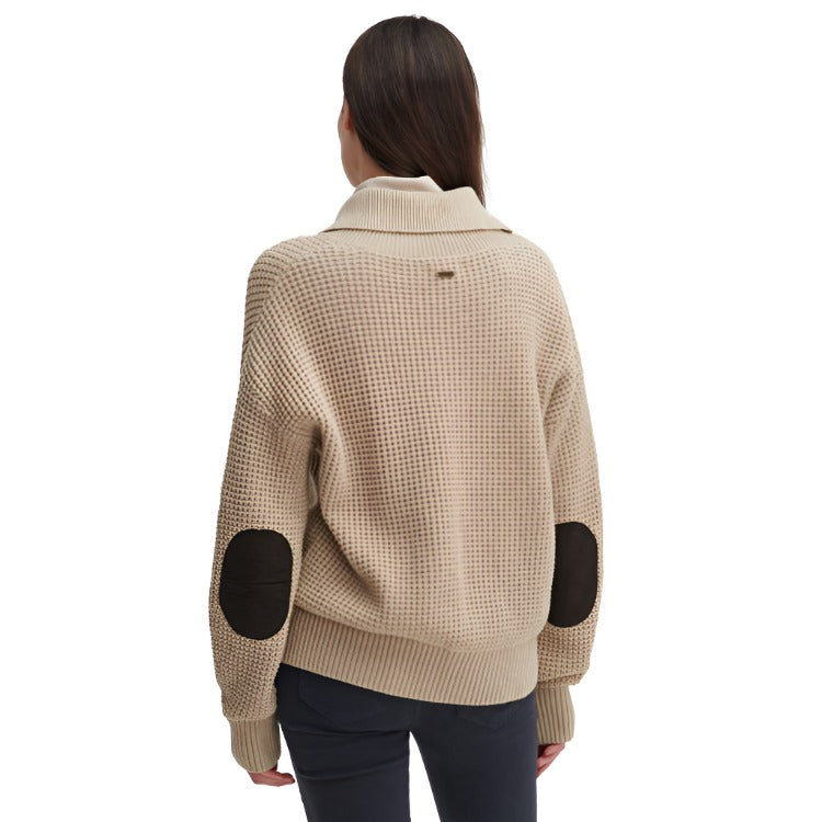 Barbour Ladies Woodside Knitted Jumper - Oatmeal