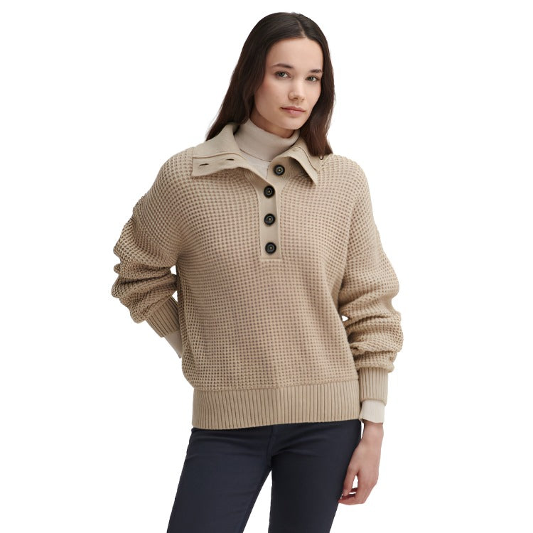 Barbour Ladies Woodside Knitted Jumper - Oatmeal