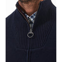 Barbour Nelson Essential Full Zip Sweater - Navy