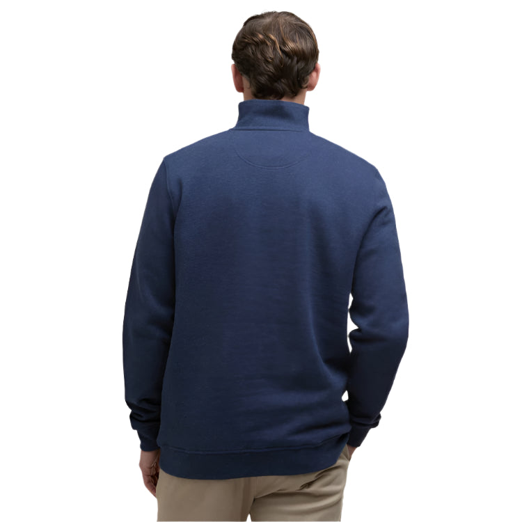 Barbour Nelson Half Zip Sweatshirt - Navy Marl