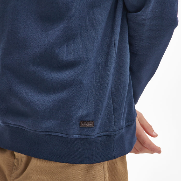 Barbour Nelson Half Zip Sweatshirt - Navy