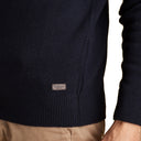 Barbour Nelson Essential V Neck Sweater - Navy