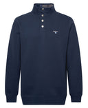 Barbour Egglescliff Overlayer Sweater - Navy