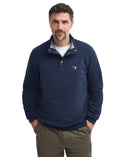 Barbour Egglescliff Overlayer Sweater - Navy