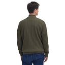 Barbour Ramsden Half Zip Knitted Jumper - Ivy Green