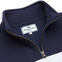 Hoggs of Fife Dumfries 1888 1/4 Zip Sweatshirt - Navy/White