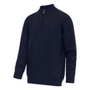 Hoggs of Fife Falkirk 1/4 Zip Pullover - Heather Blue