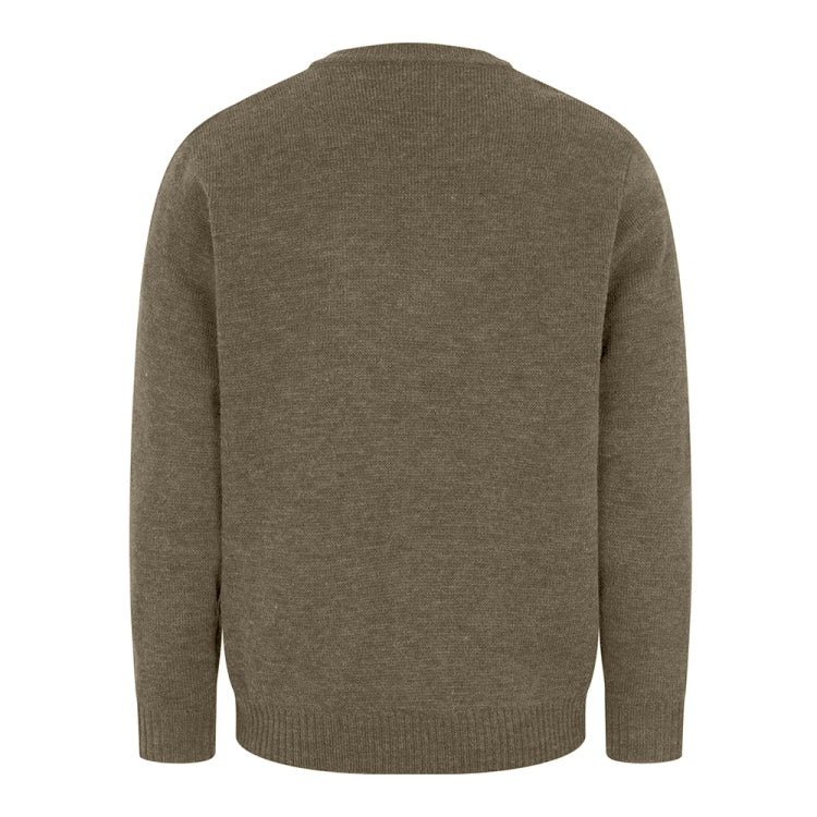 Hoggs Of Fife Melrose II V-Neck Pullover - Meadow Green Marl