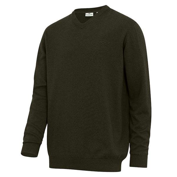 Hoggs of Fife Stirling II Long Sleeved Pullover - Fern Green