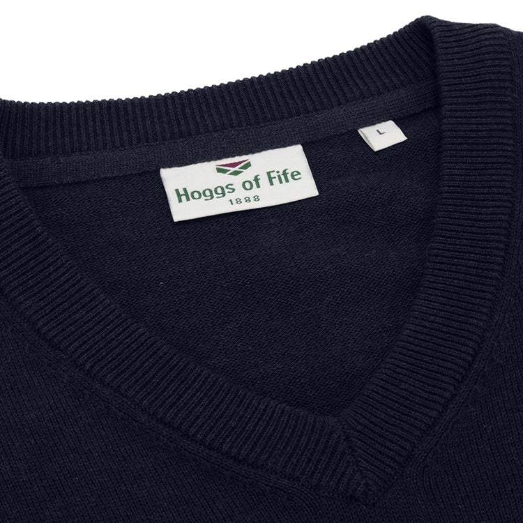 Hoggs of Fife Stirling II Long Sleeved Pullover - Heather Blue