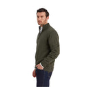 Schoffel Calton Cotton Cashmere 1/4 Zip Jumper - Loden Green