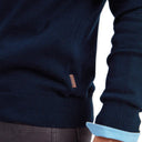 Schoffel Calton Cotton Cashmere 1/4 Zip Jumper - Navy