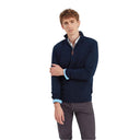 Schoffel Calton Cotton Cashmere 1/4 Zip Jumper - Navy